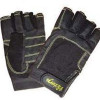 VICTORY GLOVES W/O FINGER L BLACK MESH W/LEATHER REIN