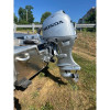 STANLEY TILLER 16 WIDE WELDED ALUMINUM BOAT