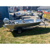 STANLEY TILLER 16 WIDE WELDED ALUMINUM BOAT