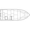 STANLEY TILLER 16 SINGLE CONSOLE WELDED ALUMINUM BOAT