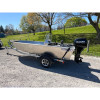 STANLEY TILLER 16 SINGLE CONSOLE WELDED ALUMINUM BOAT