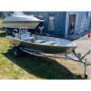 STANLEY TILLER 16 SINGLE CONSOLE WELDED ALUMINUM BOAT