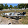 STANLEY TILLER 16 SINGLE CONSOLE WELDED ALUMINUM BOAT