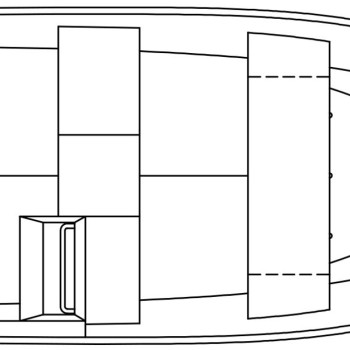 STANLEY TILLER 16 SINGLE CONSOLE WELDED ALUMINUM BOAT
