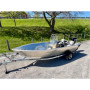 STANLEY TILLER 16 SINGLE CONSOLE WELDED ALUMINUM BOAT