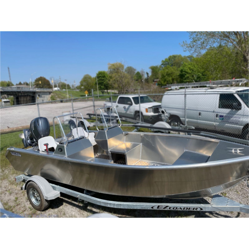 STANLEY TILLER 17 DUAL CONSOLE WELDED ALUMINUM BOAT