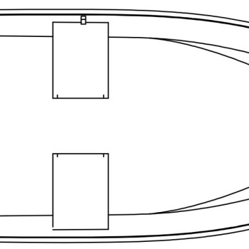 STANLEY TILLER 17 WIDE WELDED ALUMINUM BOAT