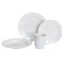 DINNER SET 16 PIECE WHITE ROUND MELAMINE FASCINATION