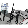 ZODIAC OPEN 6.5 LIGHT GREY PVC, INC T-TOP, BOW CUSHION, BOLSTER BACKREST Z18082EPA