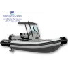 ZODIAC OPEN 6.5 LIGHT GREY PVC, INC T-TOP, BOW CUSHION, BOLSTER BACKREST Z18082EPA