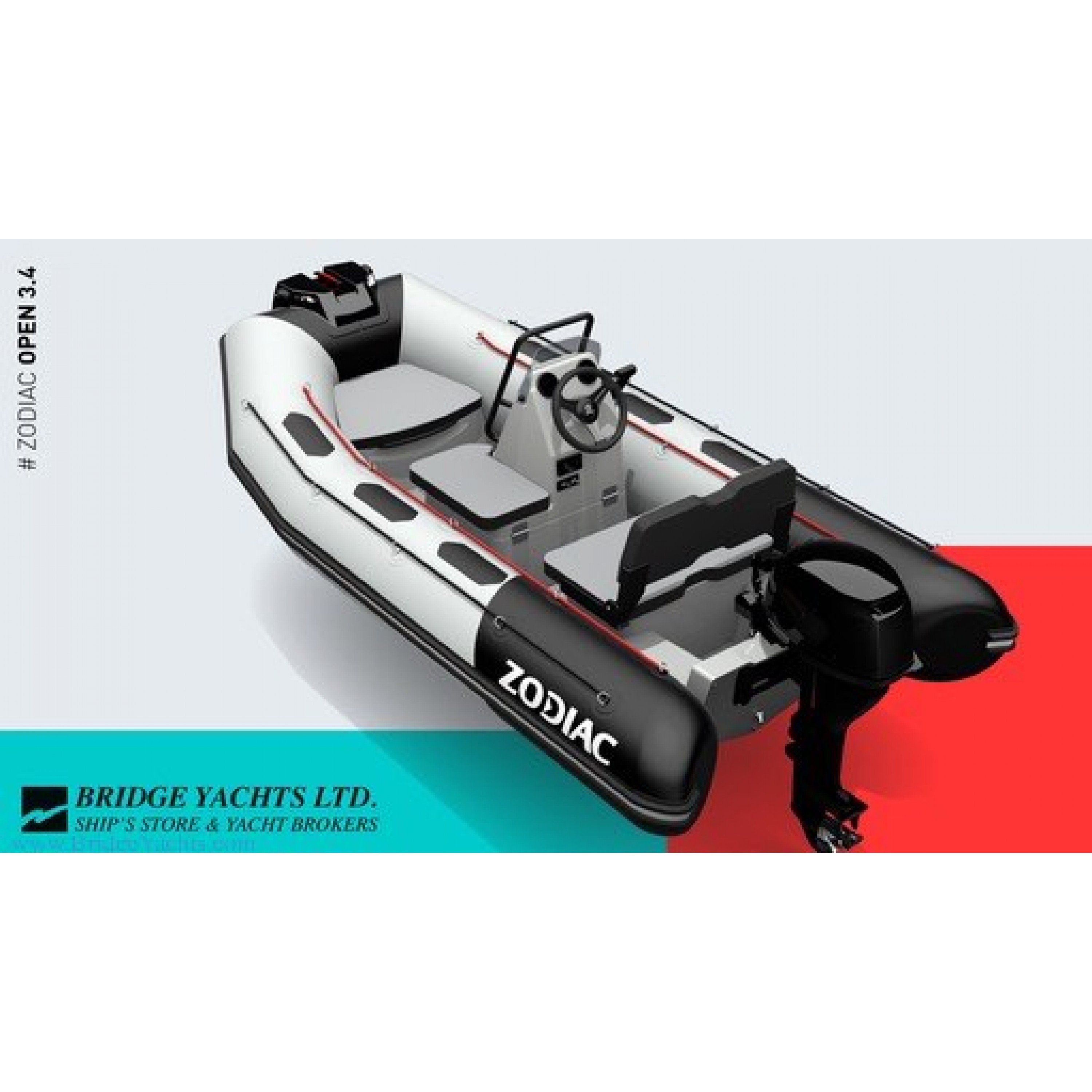 2025 Zodiac Open 3.4 Inflatable Boat