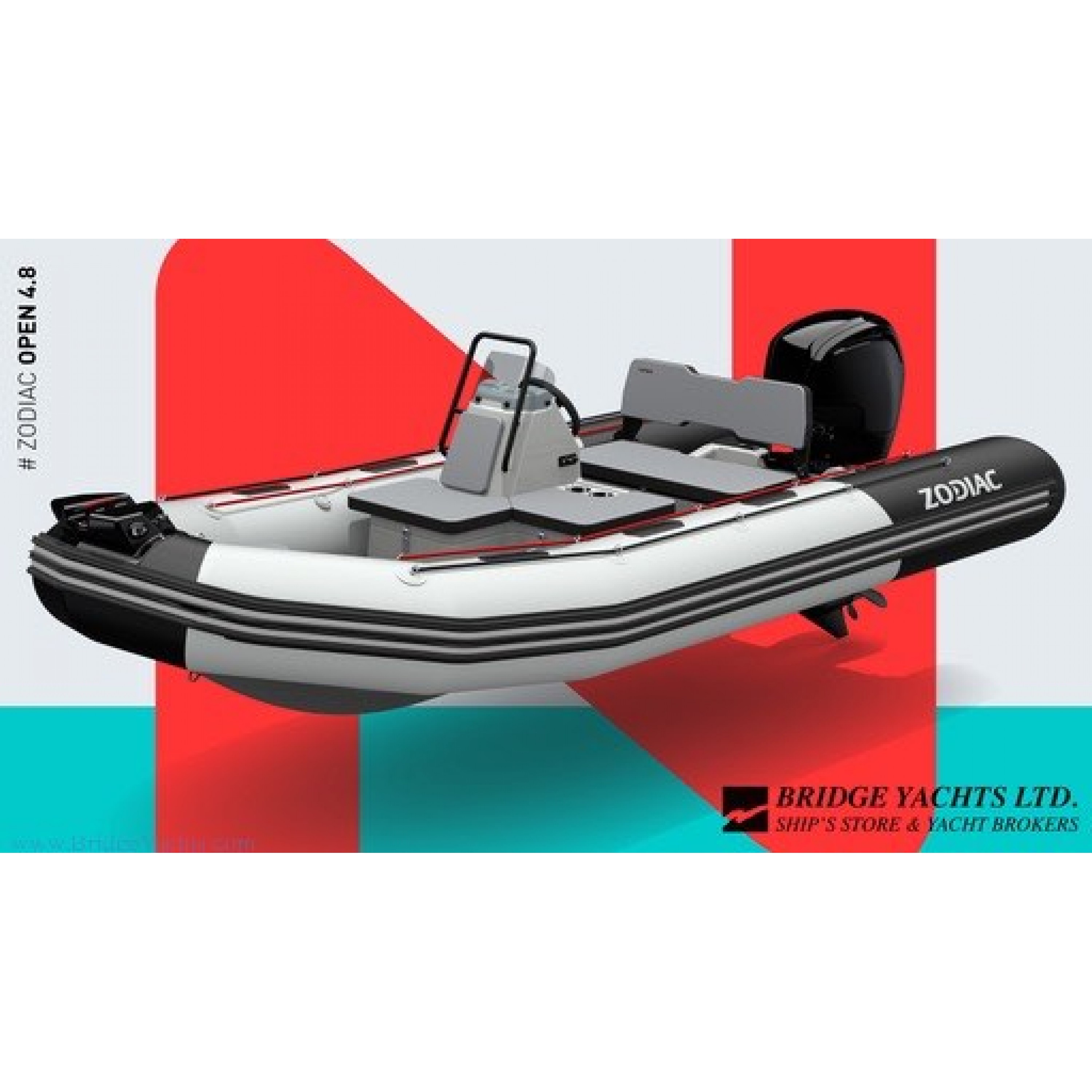 2025 Zodiac Open 4.8 Inflatable Boat