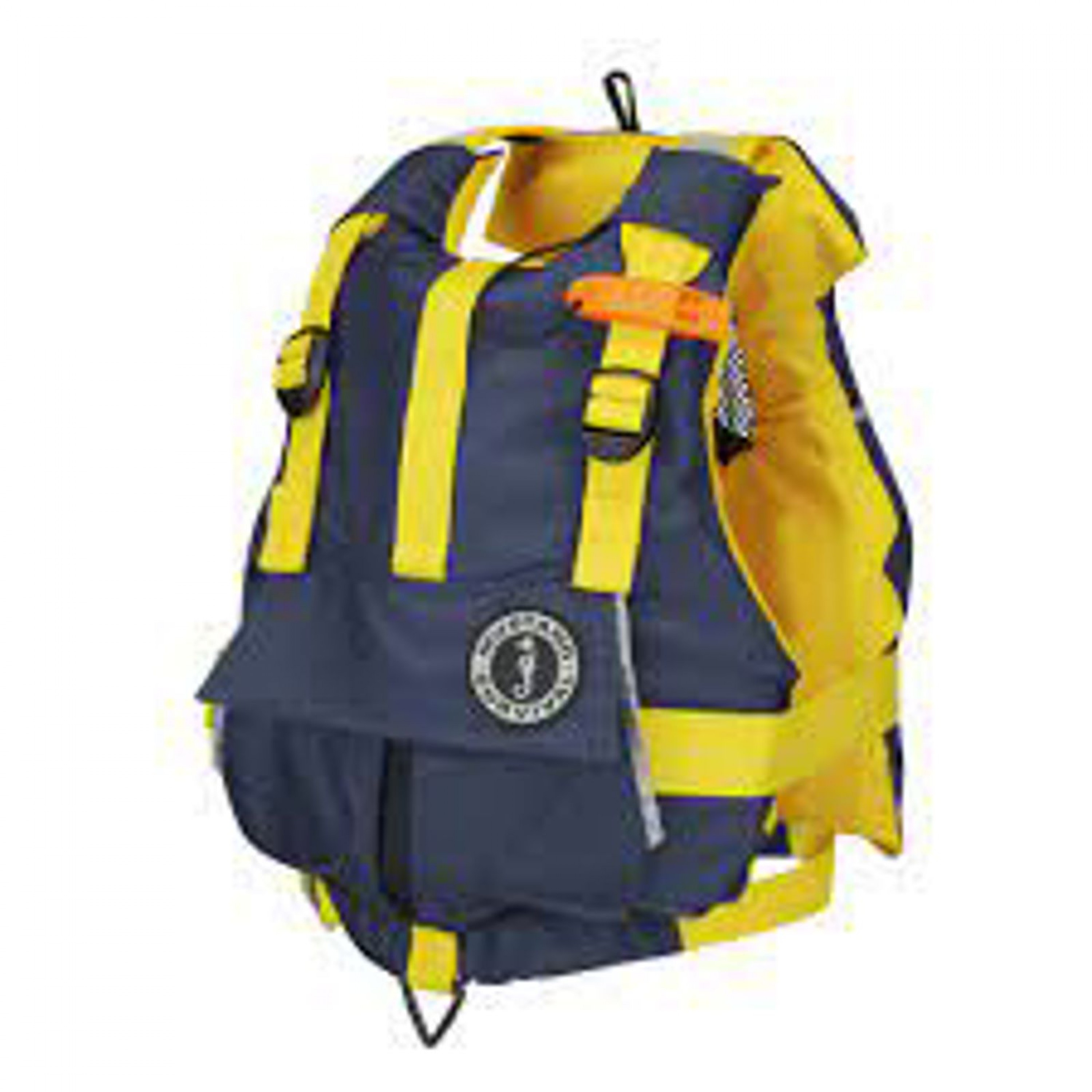 BOBBY YOUTH PULL OVER FOAM PFD BLUE/YELLOW