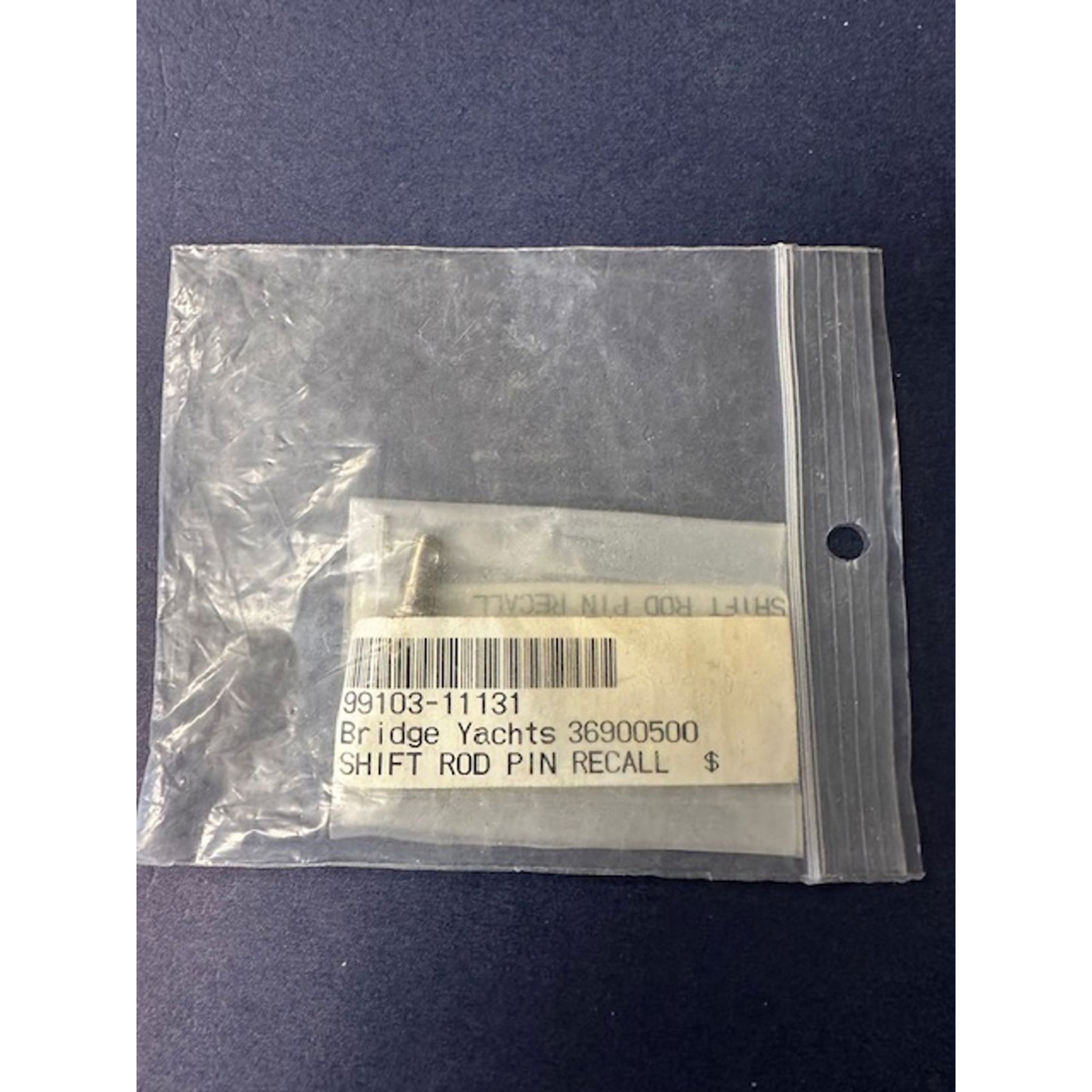 SHIFT ROD PIN RECALL 99103-11131