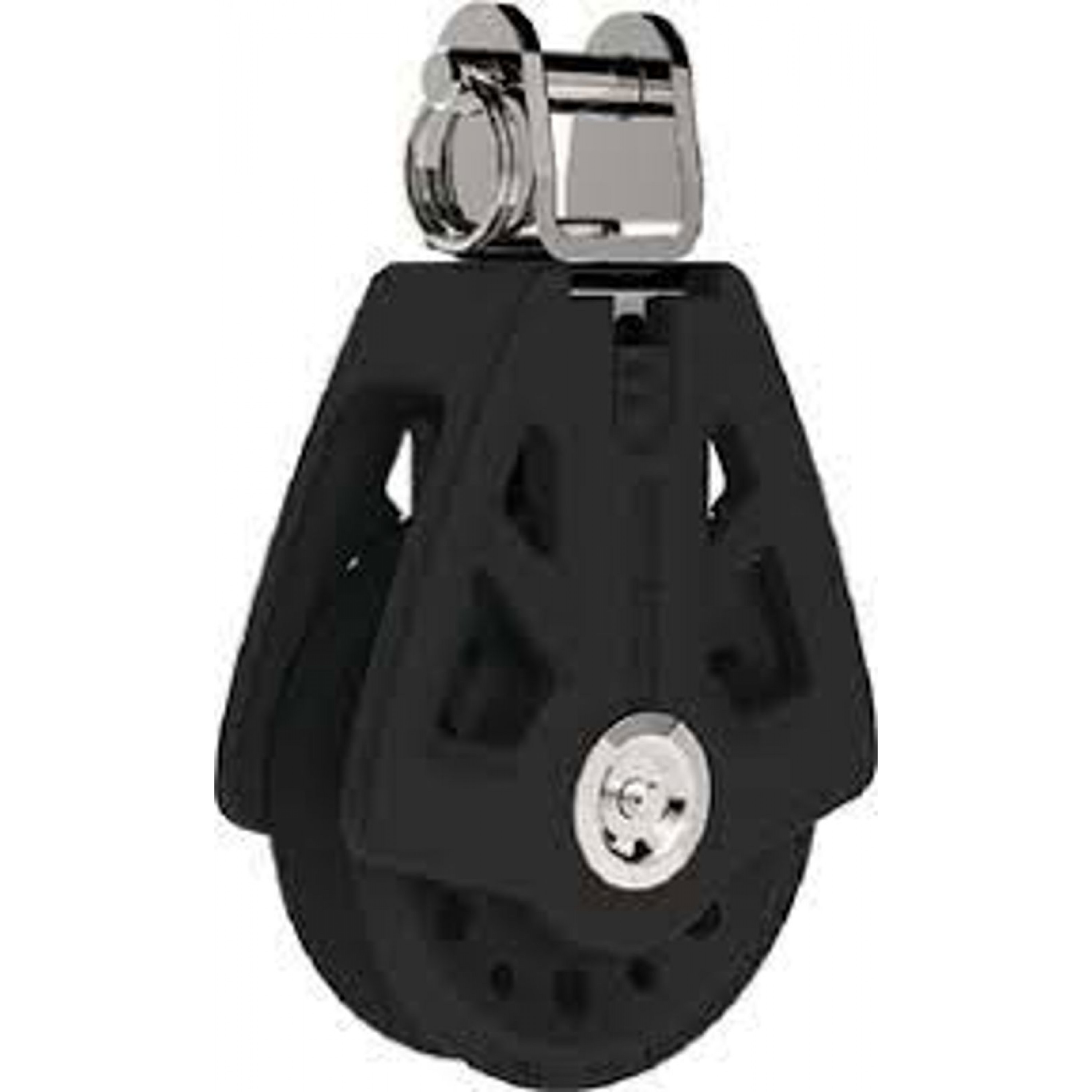 60MM SYNCHRO MAST BASE BLOCK, HALYARD, BLACK, 5/16