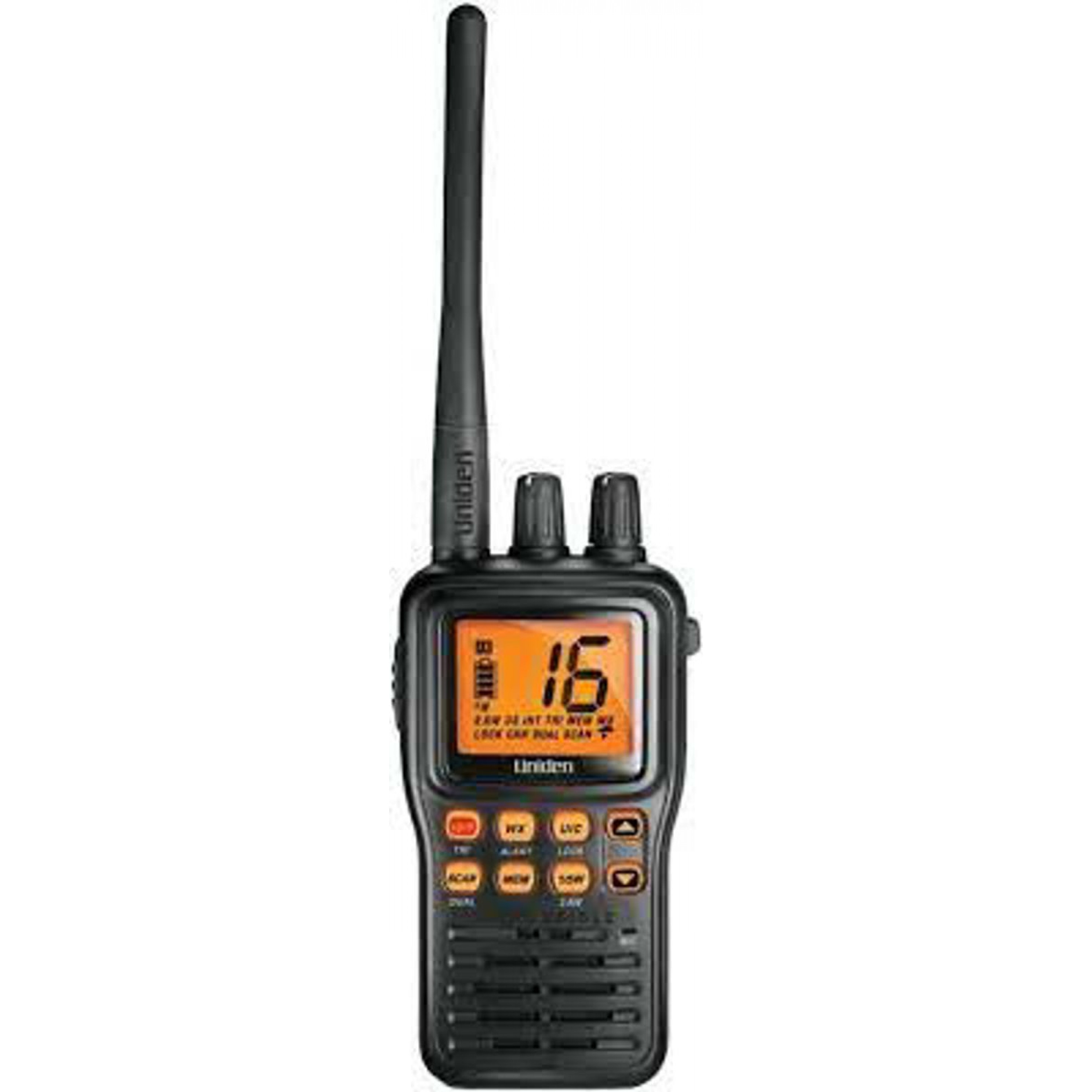 UNIDEN TWO-WAY VHF MARINE RADIO MHS75 HANDHELD WATERPROOF