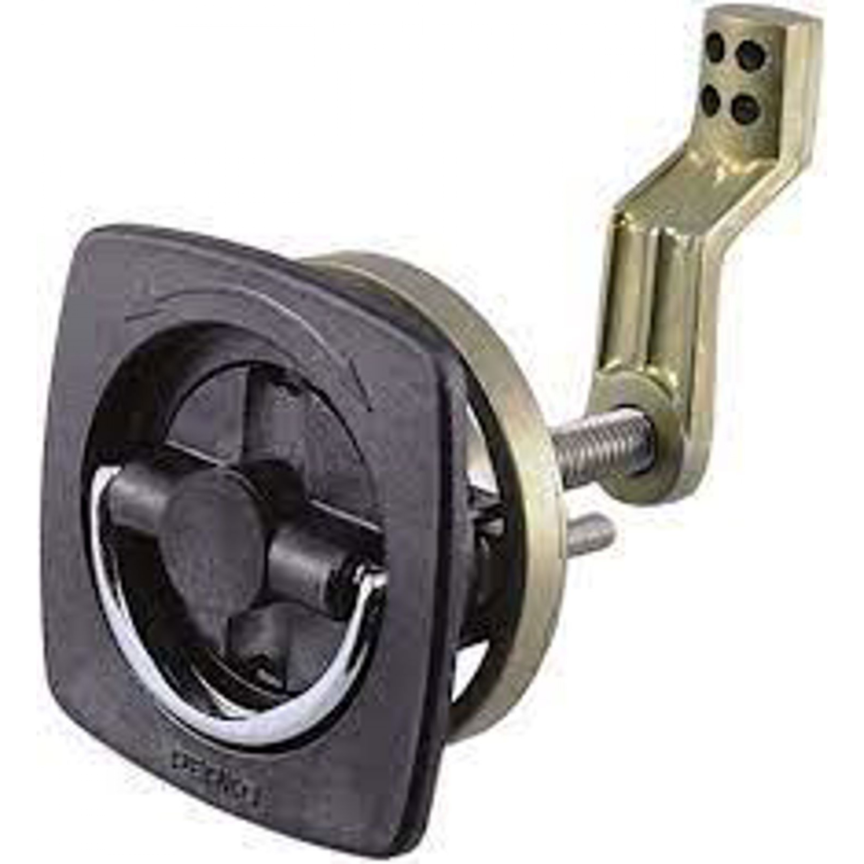 PERKO FLUSH LATCH, BLACK