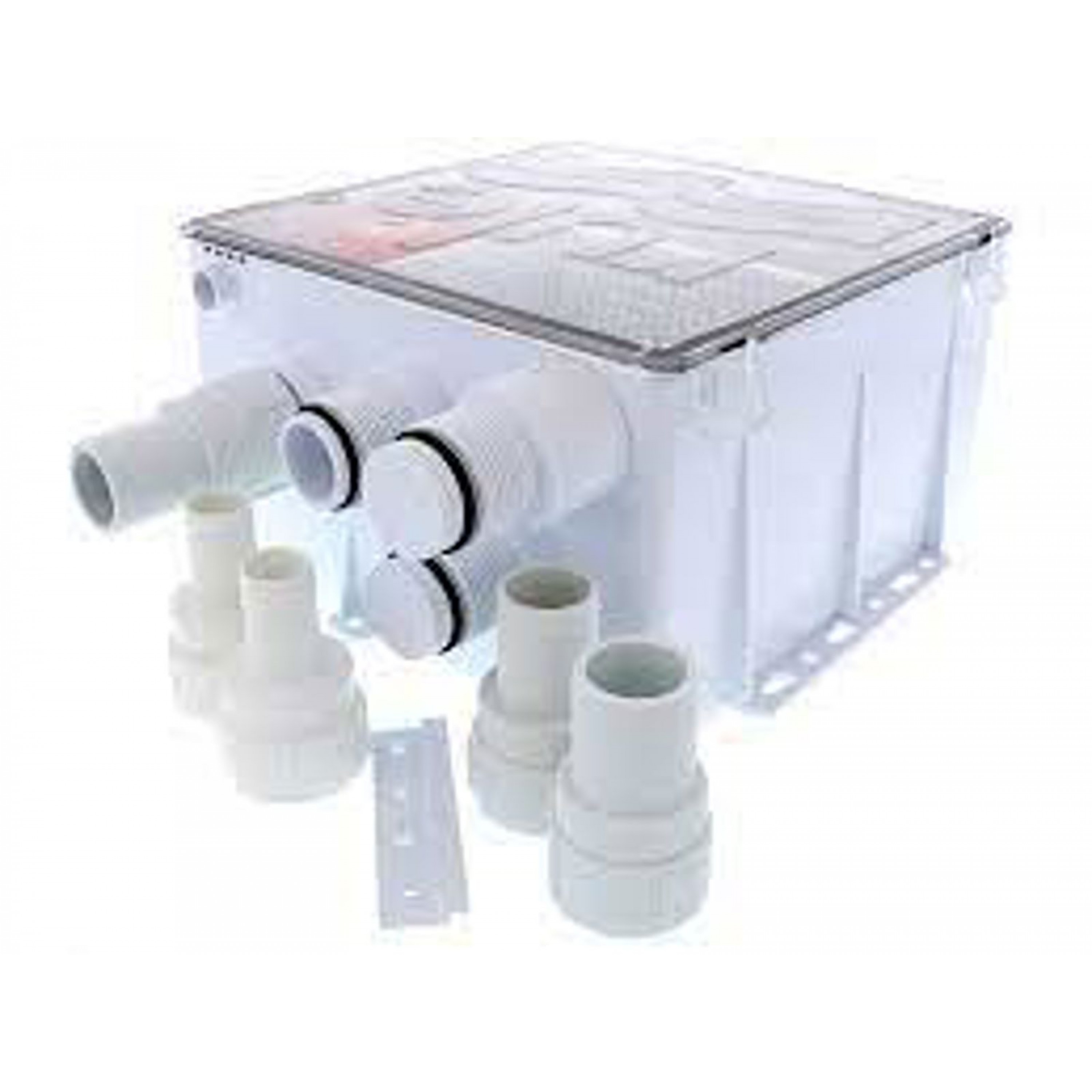 SHOWER SUMP MULTI-PORT 110 GPH DRAIN KIT 12V