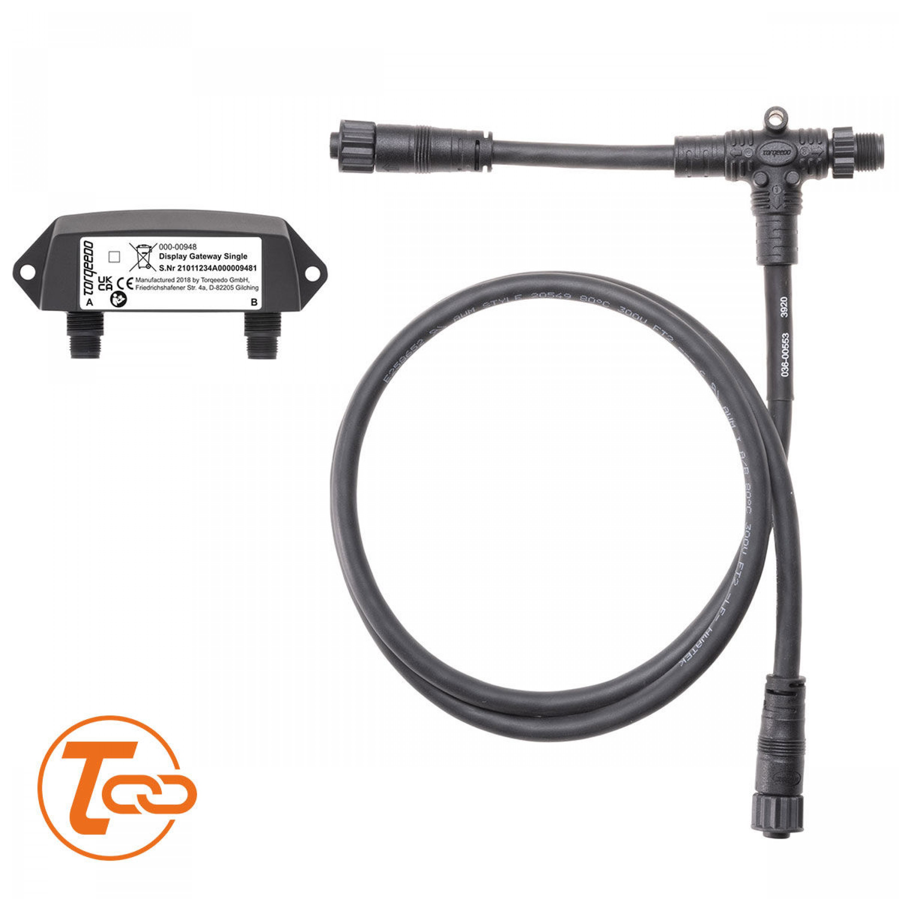 DISPLAY GATEWAY SINGLE ALLOWS NMEA-2000 DEVICES TO DISPLAY KEY TORQLINK EQUIPPED MOTOR AND BATTERY INFORMATION