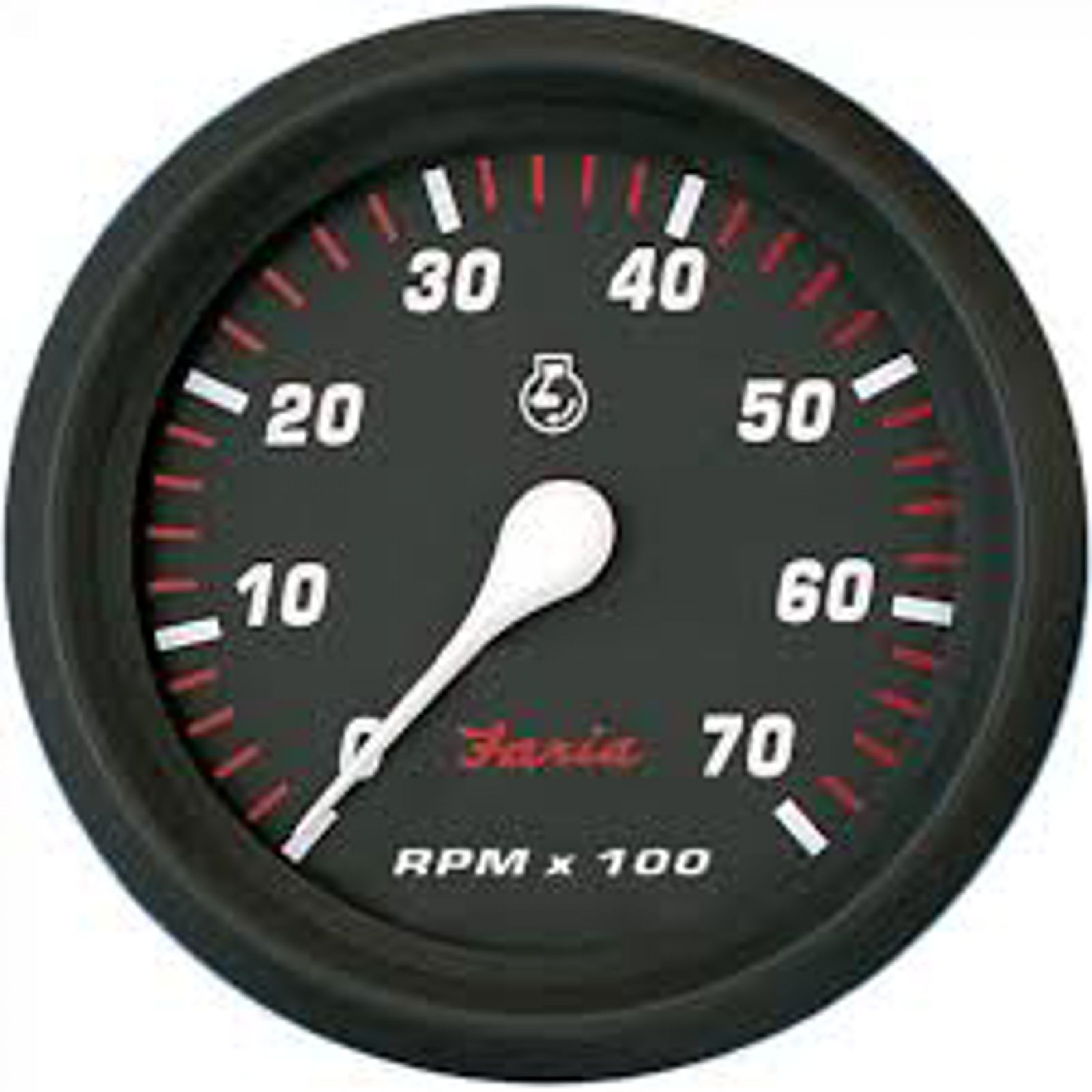 FARIA TACH GAUGE PROF RED UNIV