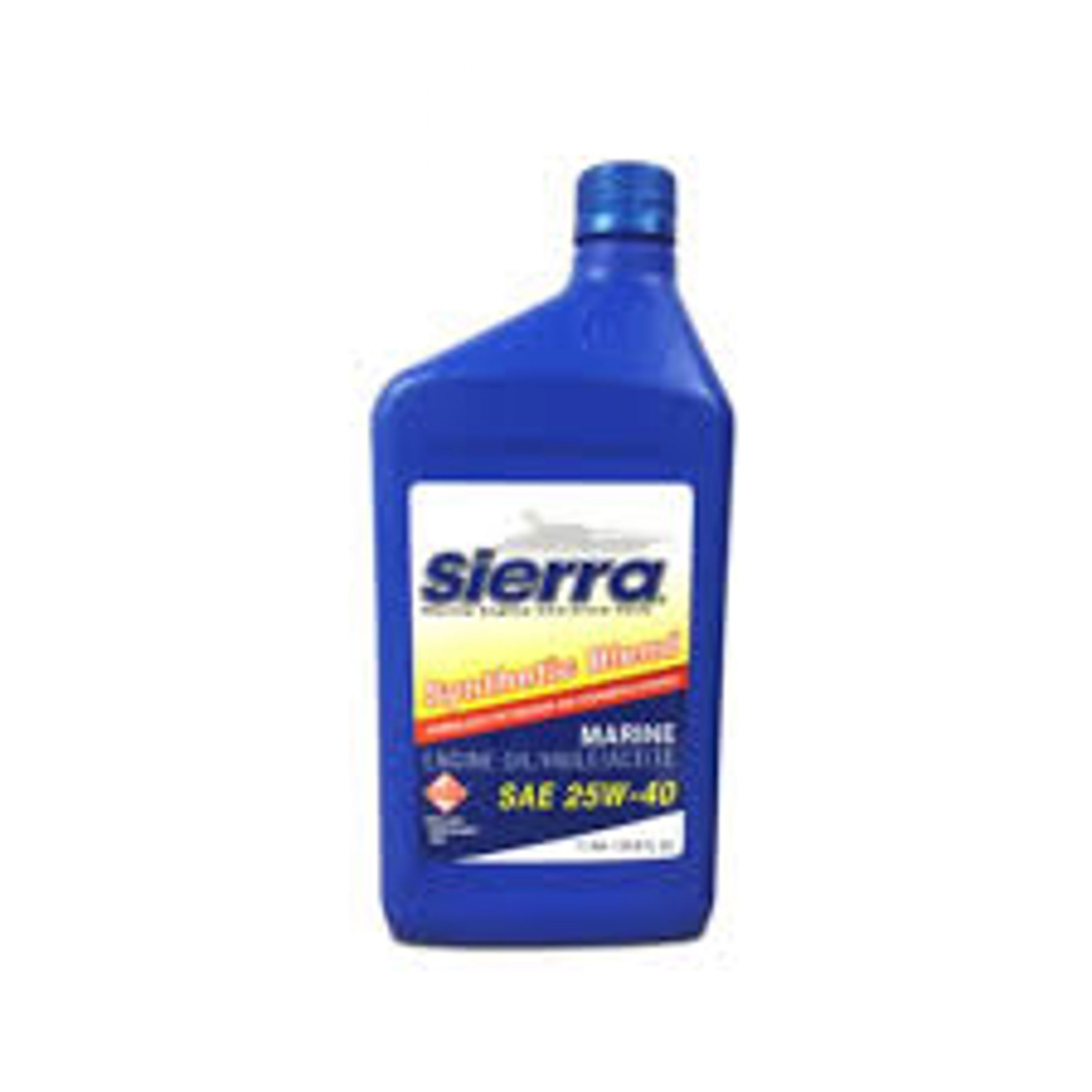 SIERRA OIL 25W40 SYNTHETIC BLEND 4 STROKE O/B MC# 92-883722K01