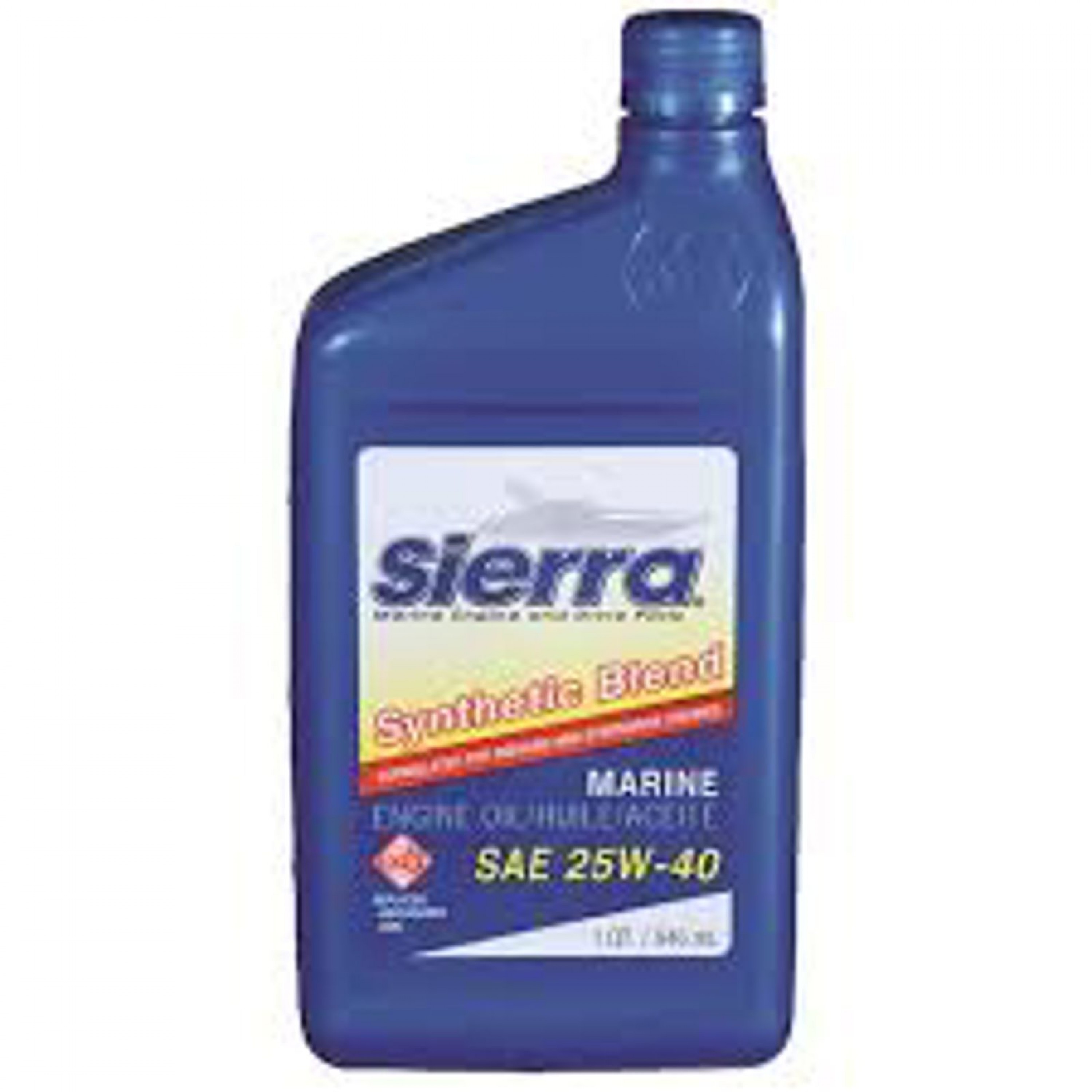 SIERRA OIL 25W40 SYNTHETIC BLEND 946 ML  MC# 92-883724K01 4 STROKE