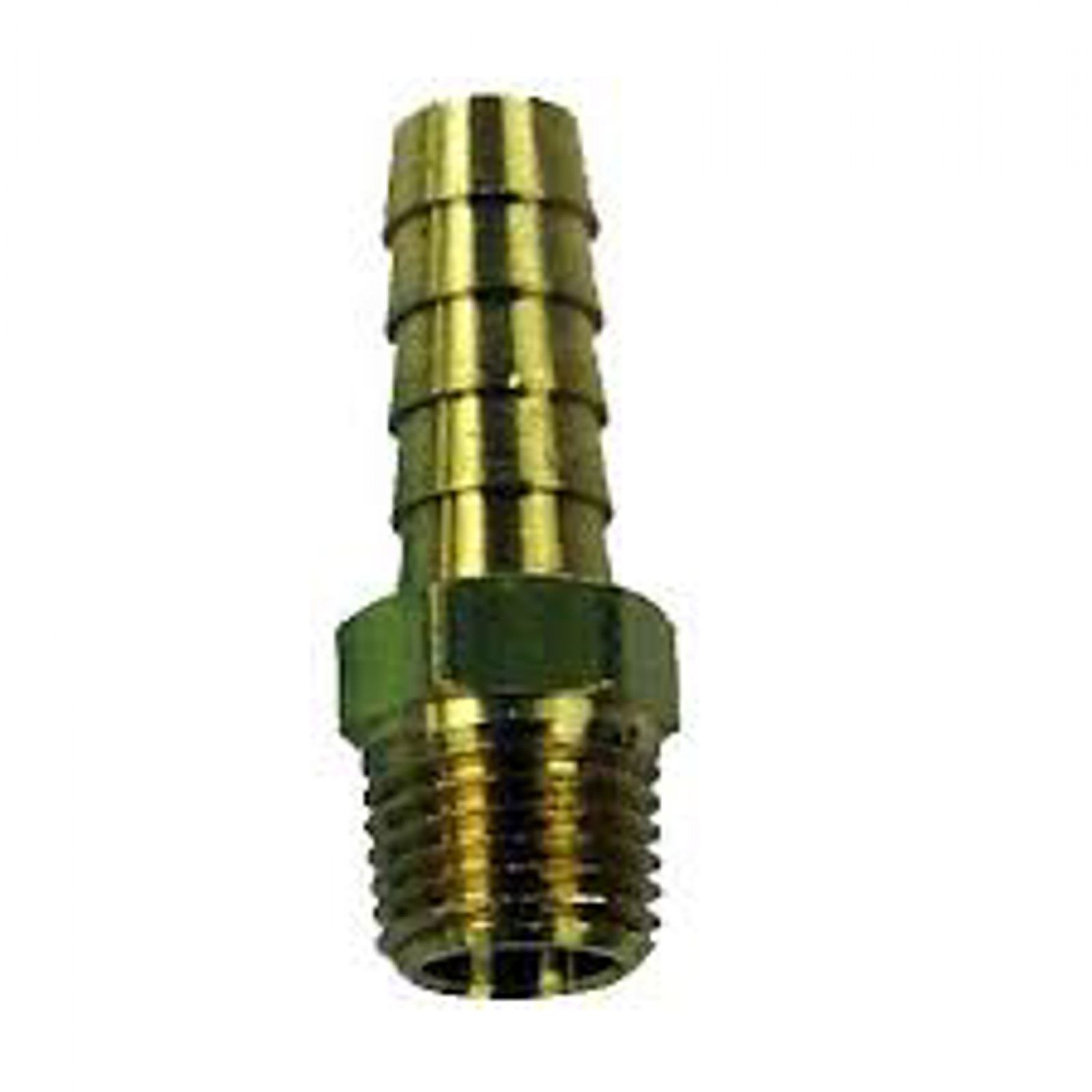 HOSE BARB 1/4 NPT X 3/8  BRASS 18-8074 REPLACES OMC 173312