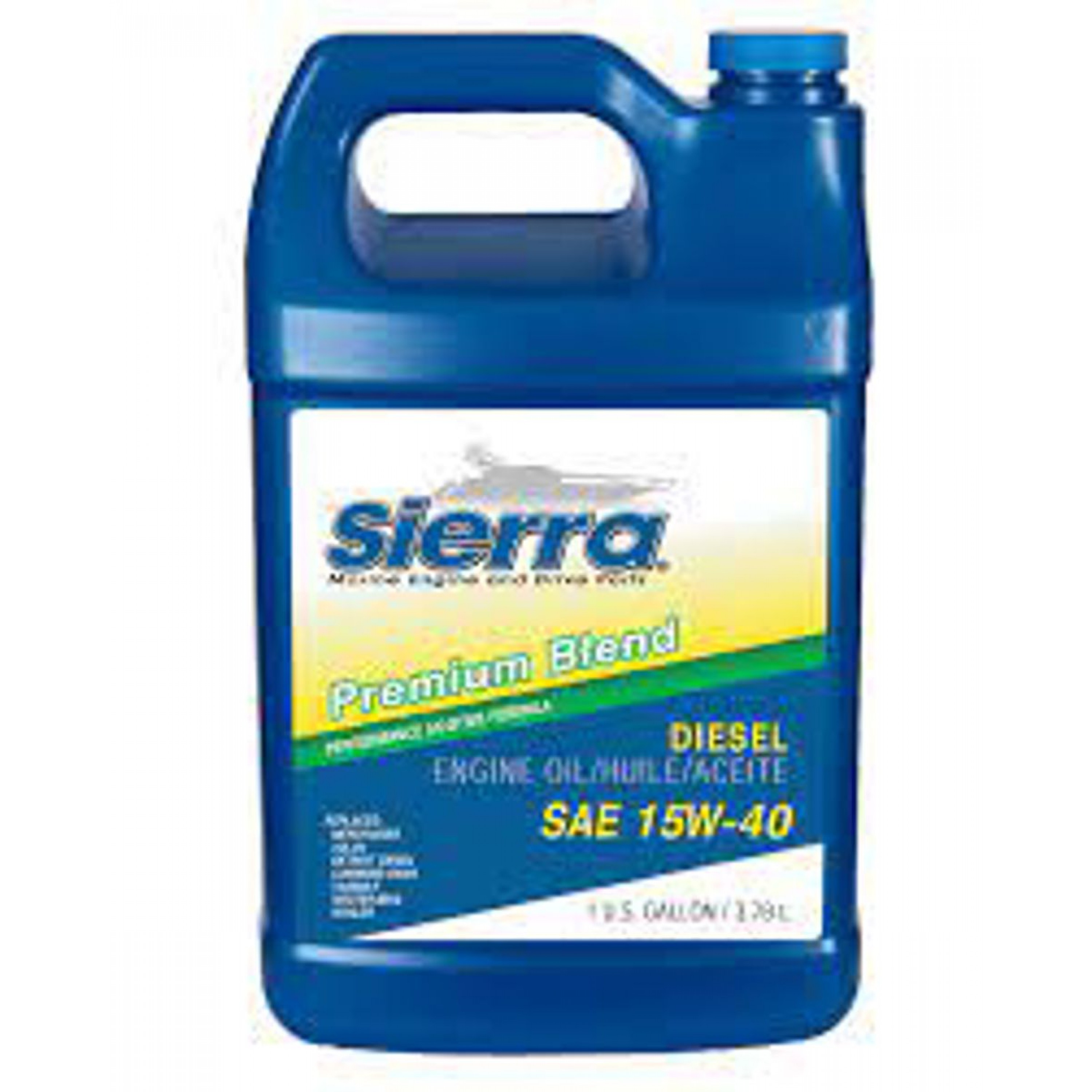 SIERRA 3.78 LITRE  15W40 DIESEL MARINE OIL RATED FOR VOLVO CUMMINS YANMAR