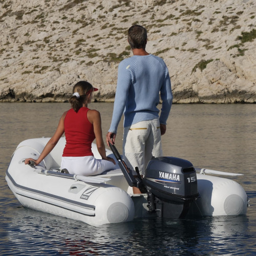 yamaha outboard on a zodiac rib
