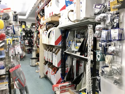 Anchors, chain and marine hardware stocked at Bridge Yachts