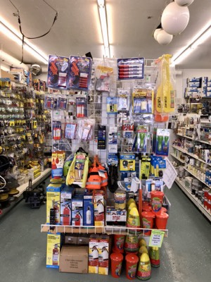 Boating safety equipment and emergency supplies at Bridge Yachts