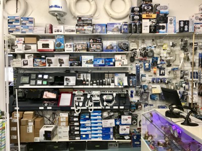 Marine electronics, radios and navigation equipment at Bridge Yachts
