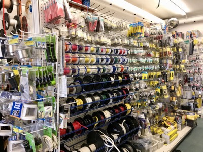 Marine wire, electrical parts and connectors at Bridge Yachts